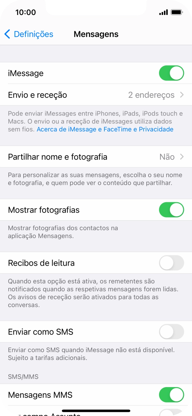 Para voltar ao ecrã inicial, deslize o dedo de baixo para cima a partir da base do ecrã.