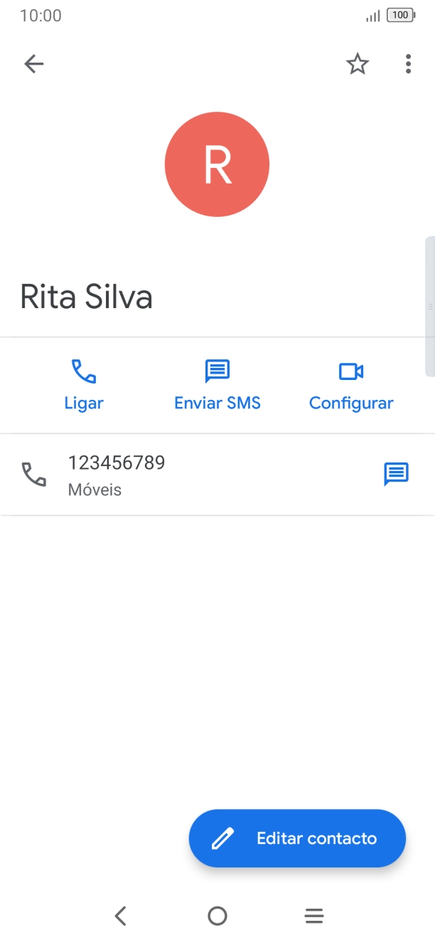 Prima a tecla de início para terminar e voltar ao ecrã inicial.