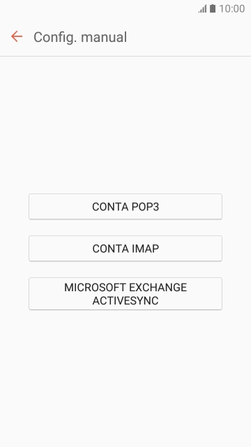 Prima CONTA IMAP.
