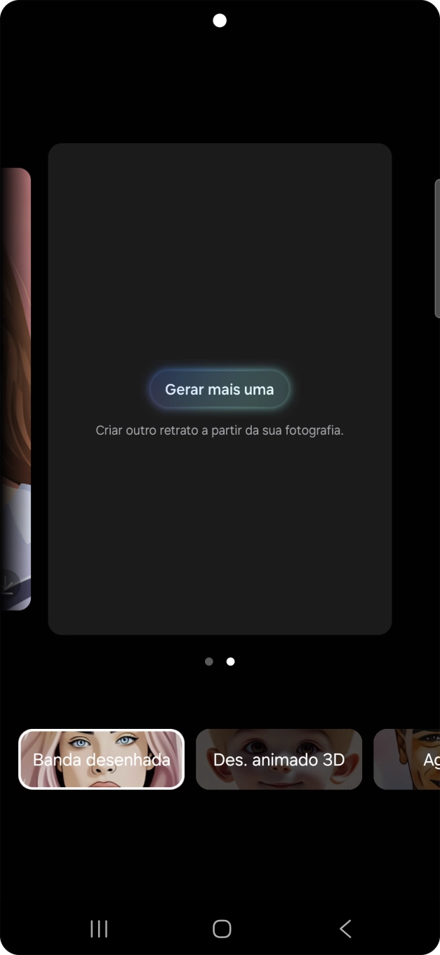 Prima Gerar mais uma para gerar uma nova sugestão de imagem.