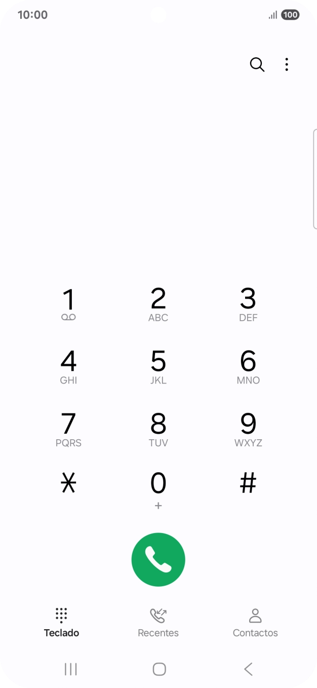 Prima o ícone de menu.