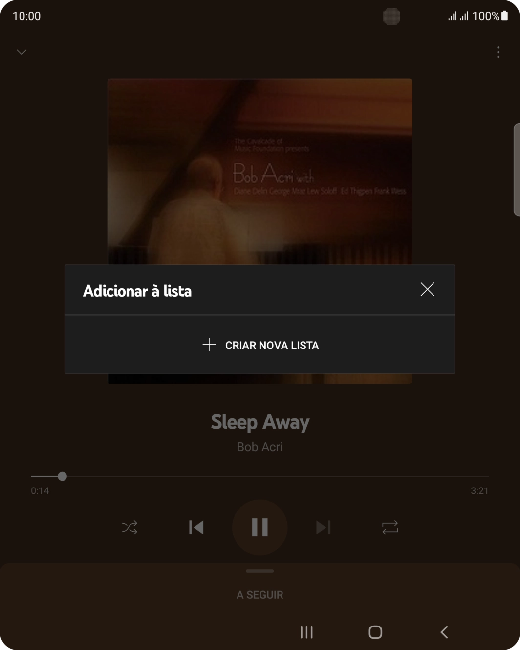 Prima CRIAR NOVA LISTA.