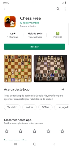 Prima Instalar e siga as indicações no ecrã para instalar a app.