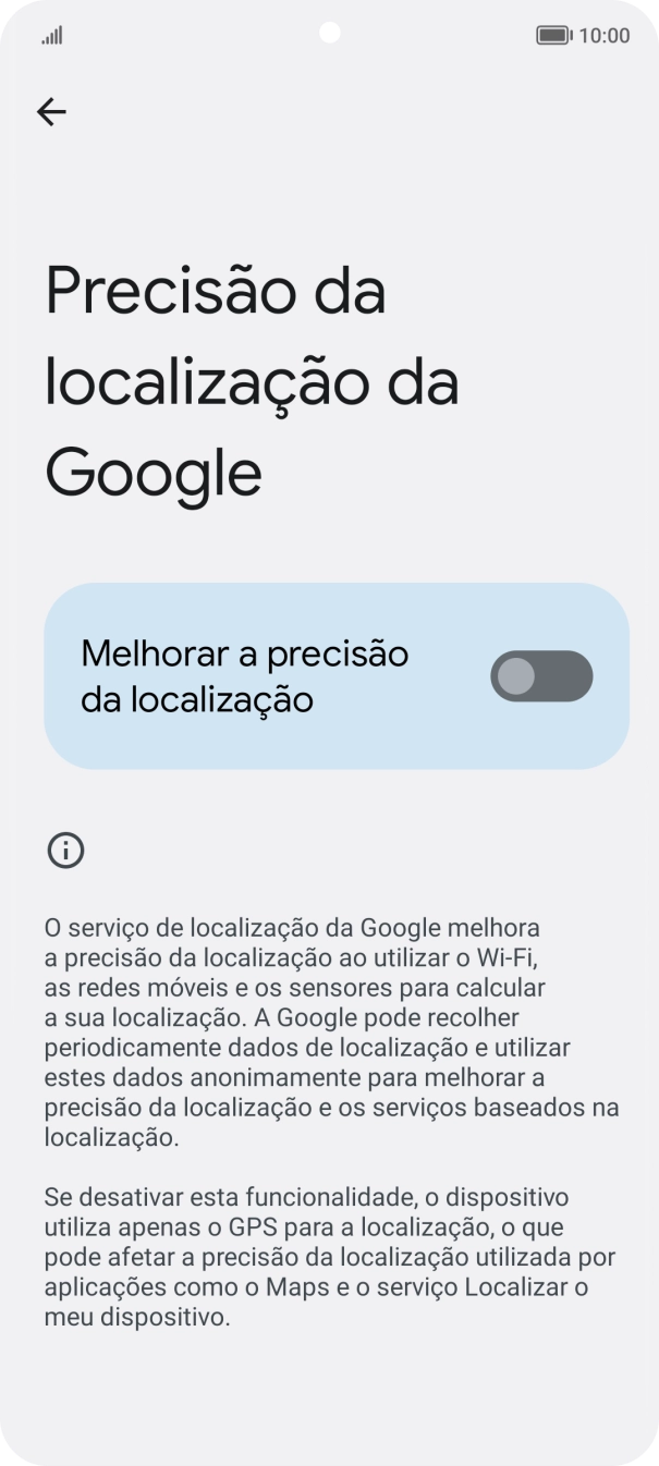 Se premir o indicador junto a 