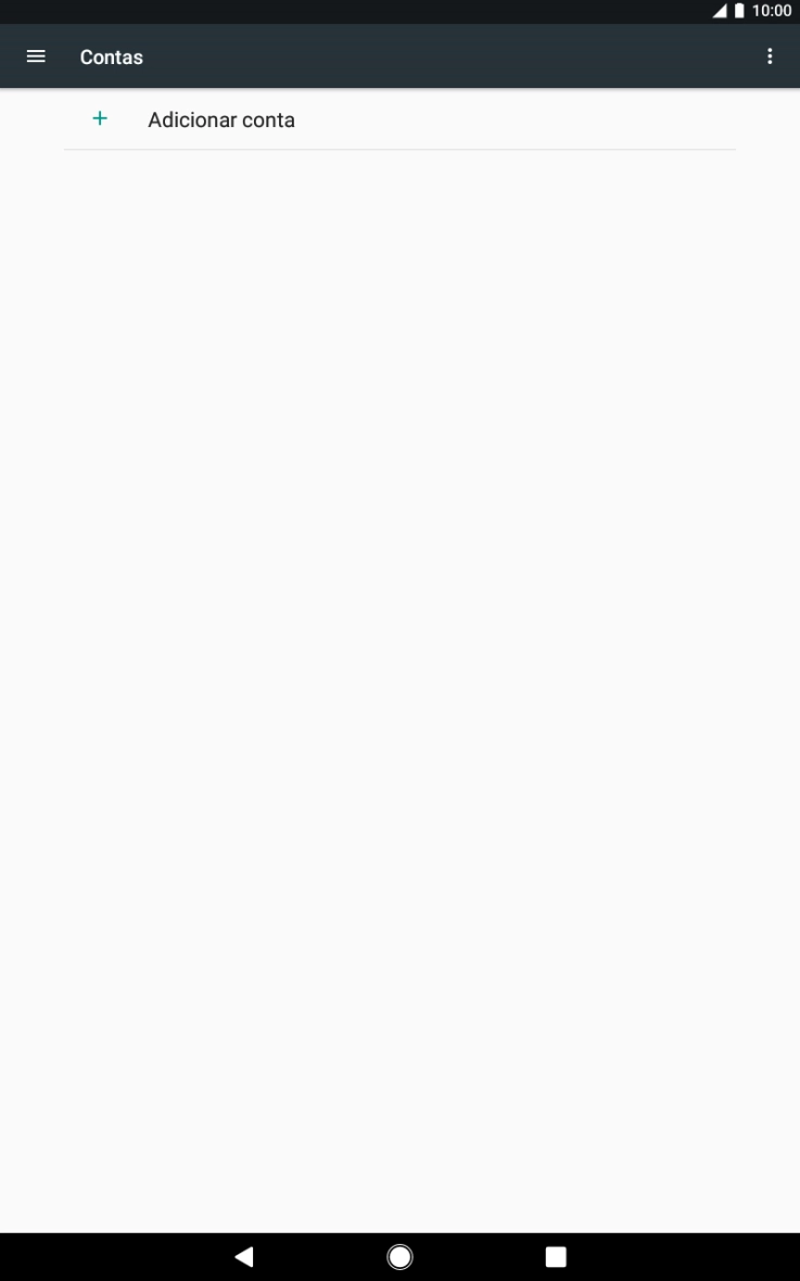 Prima Adicionar conta.