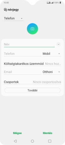 Nyisd le a névjegyzéknél legördülő menüt.