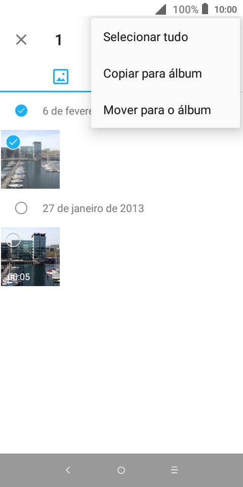 Prima Selecionar tudo.