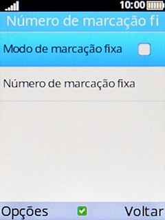 Selecione o campo junto a 