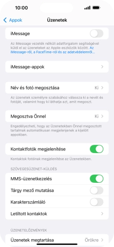 Húzd az ujjad felfelé a kijelző aljáról, hogy visszatérj a kezdőképernyőhöz.