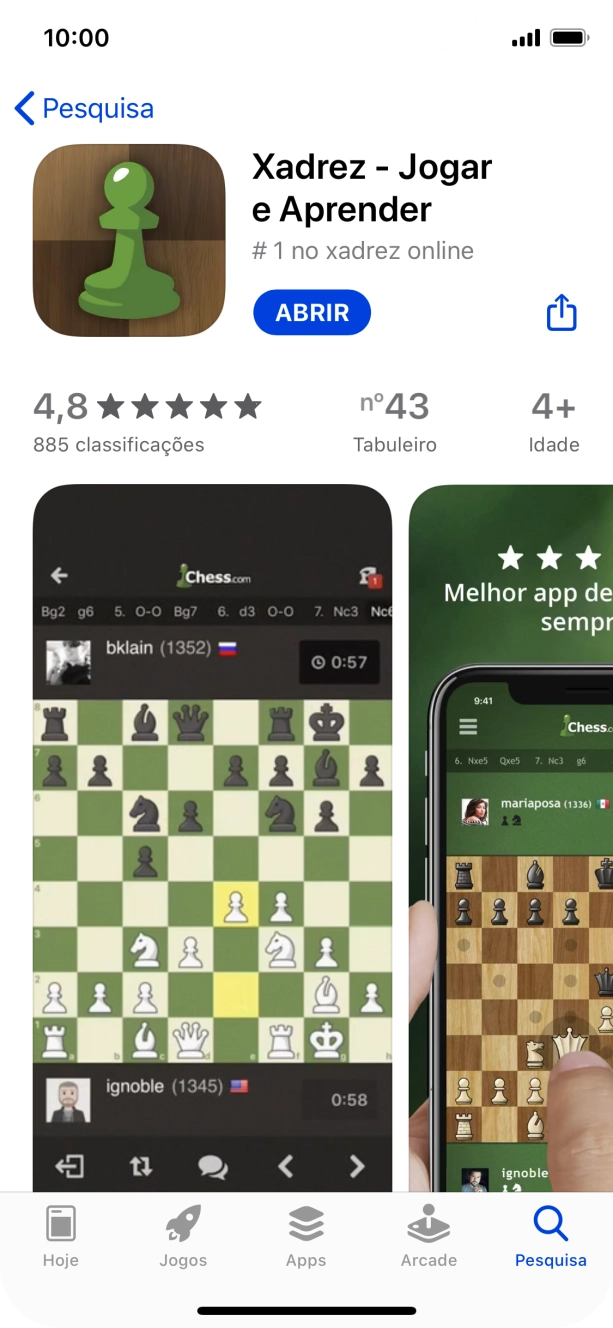 Para voltar ao ecrã inicial, deslize o dedo de baixo para cima a partir da base do ecrã.