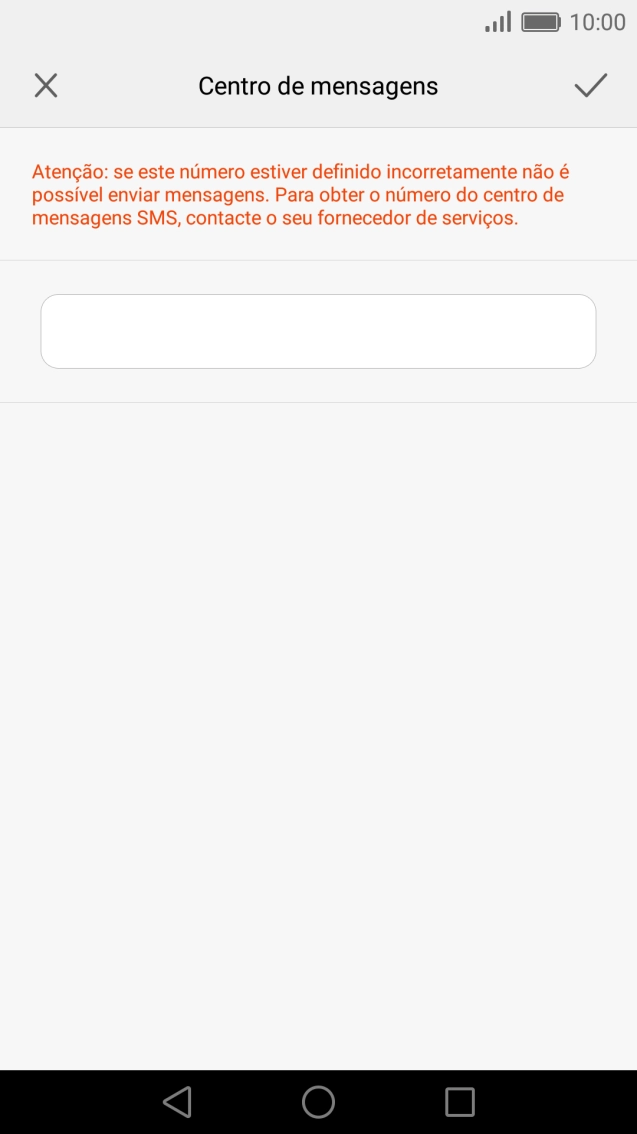 Insira +351911616161 e prima o ícone para aceitar.