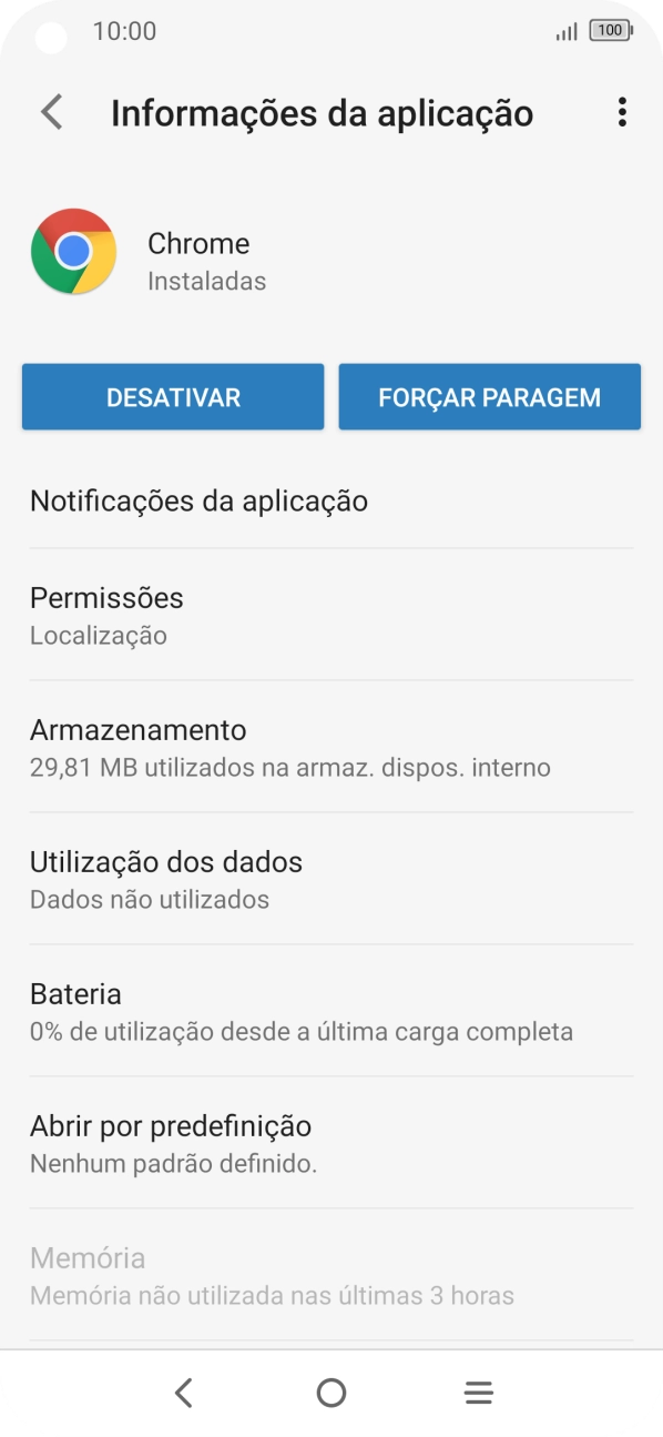 Prima Notificações da aplicação.