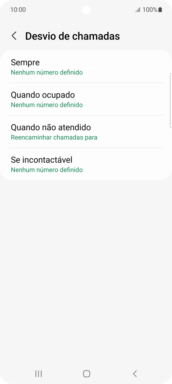 Prima a tecla de início para terminar e voltar ao ecrã inicial.