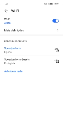 Para voltar ao ecrã inicial, deslize o dedo de baixo para cima a partir da base do ecrã.