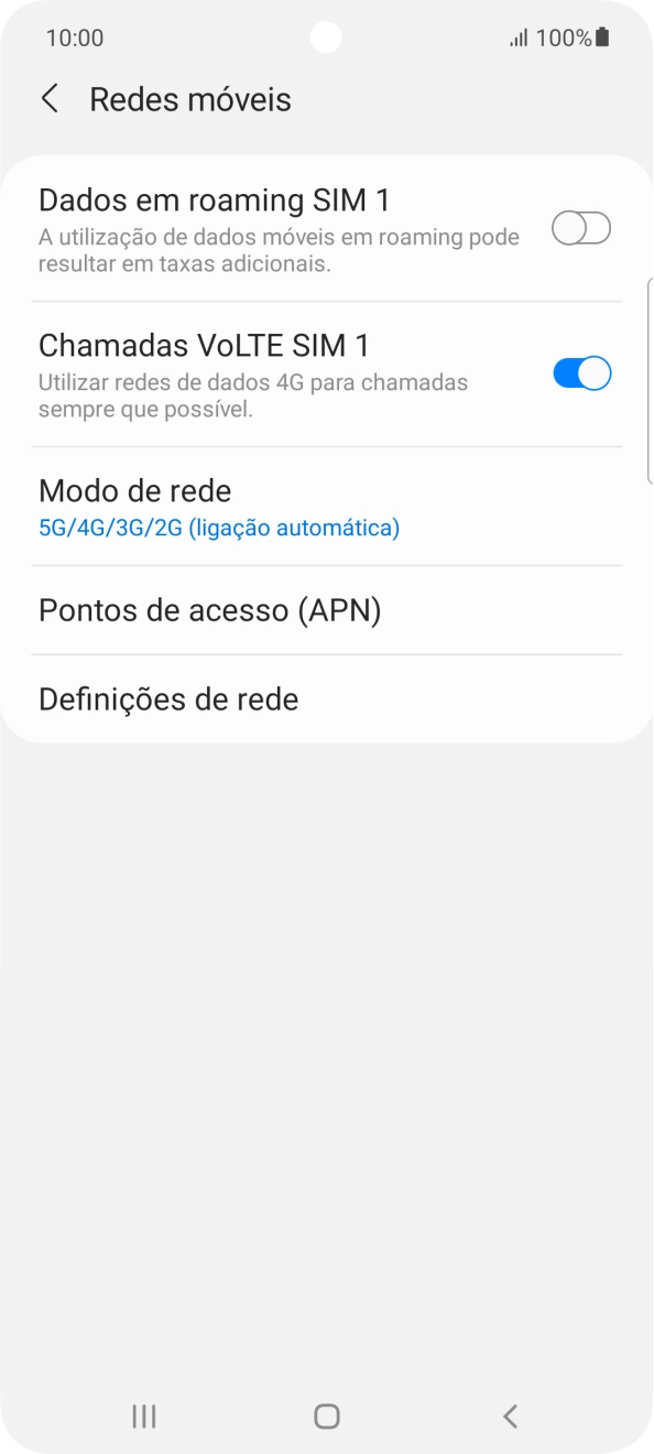 Prima Pontos de acesso (APN).
