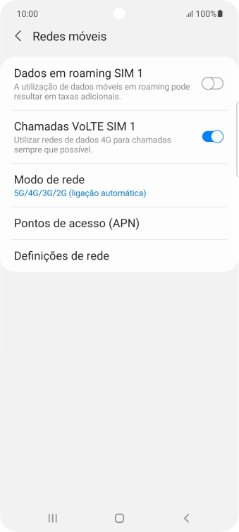 Prima Pontos de acesso (APN).