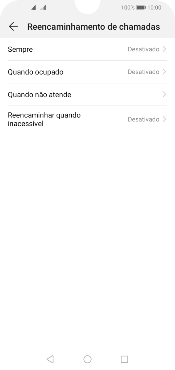 Prima a tecla de início para terminar e voltar ao ecrã inicial.