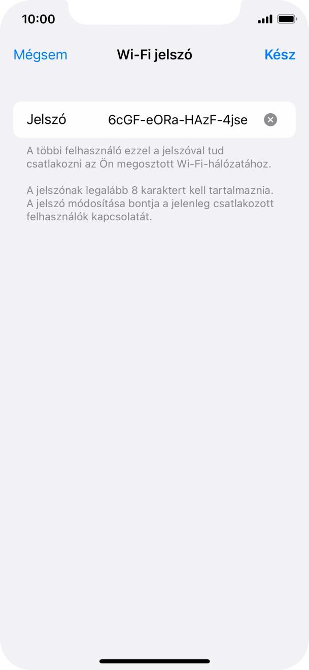 Válaszd a Kész lehetőséget.