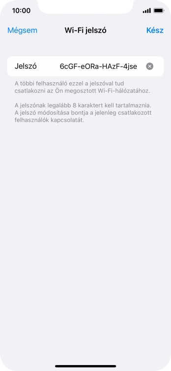 Válaszd a Kész lehetőséget.