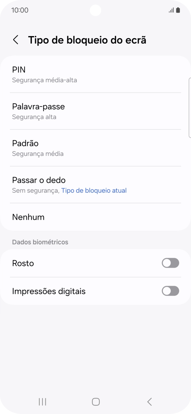 Prima Impressões digitais.