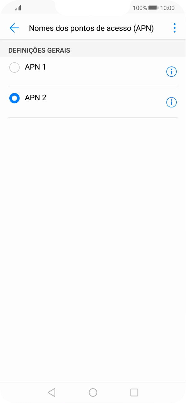 Prima a tecla de início para terminar e voltar ao ecrã inicial.