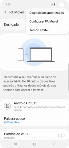 Prima Configurar PA Móvel.