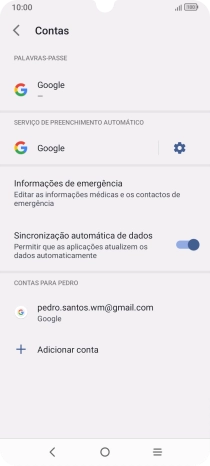 Prima a tecla de início para terminar e voltar ao ecrã inicial.