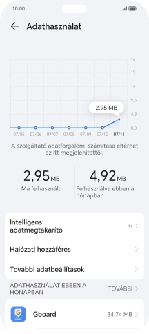 Válaszd a Hálózati hozzáférés lehetőséget.