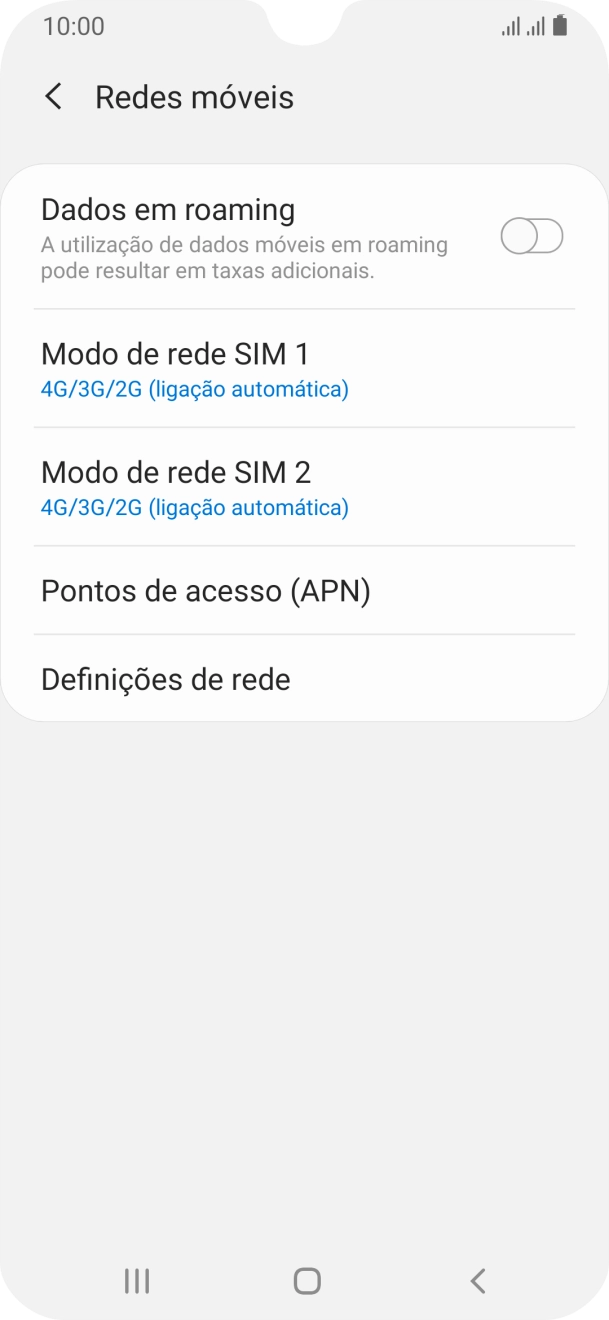 Prima Pontos de acesso (APN).