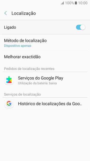 Prima Método de localização.