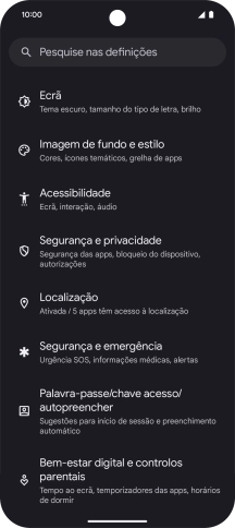 Prima Segurança e privacidade.