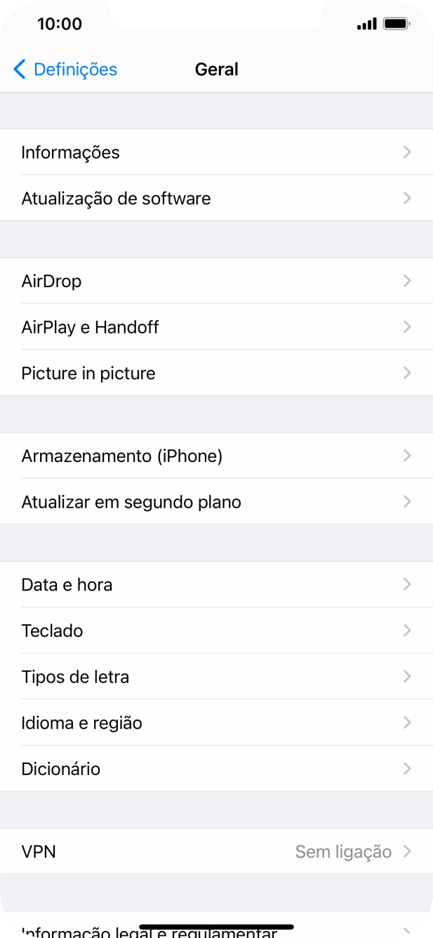Prima Atualizar em segundo plano.