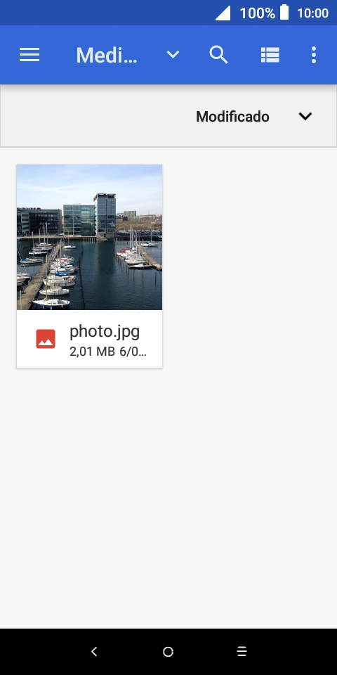 Prima a imagem pretendida.