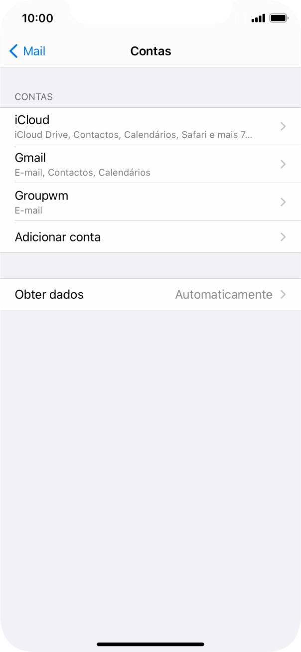 Prima a conta pretendida.