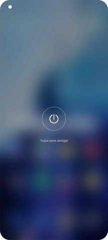 Prima Toque para desligar.