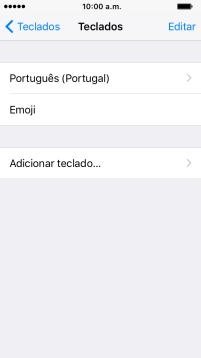 Prima Adicionar teclado....