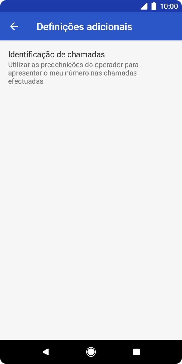 Prima Identificação de chamadas.