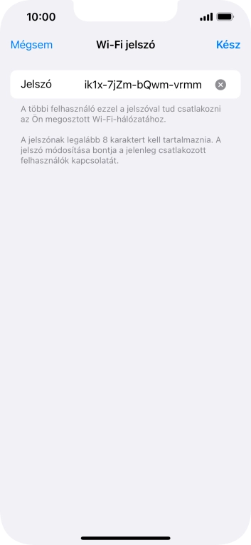 Válaszd a Kész lehetőséget.