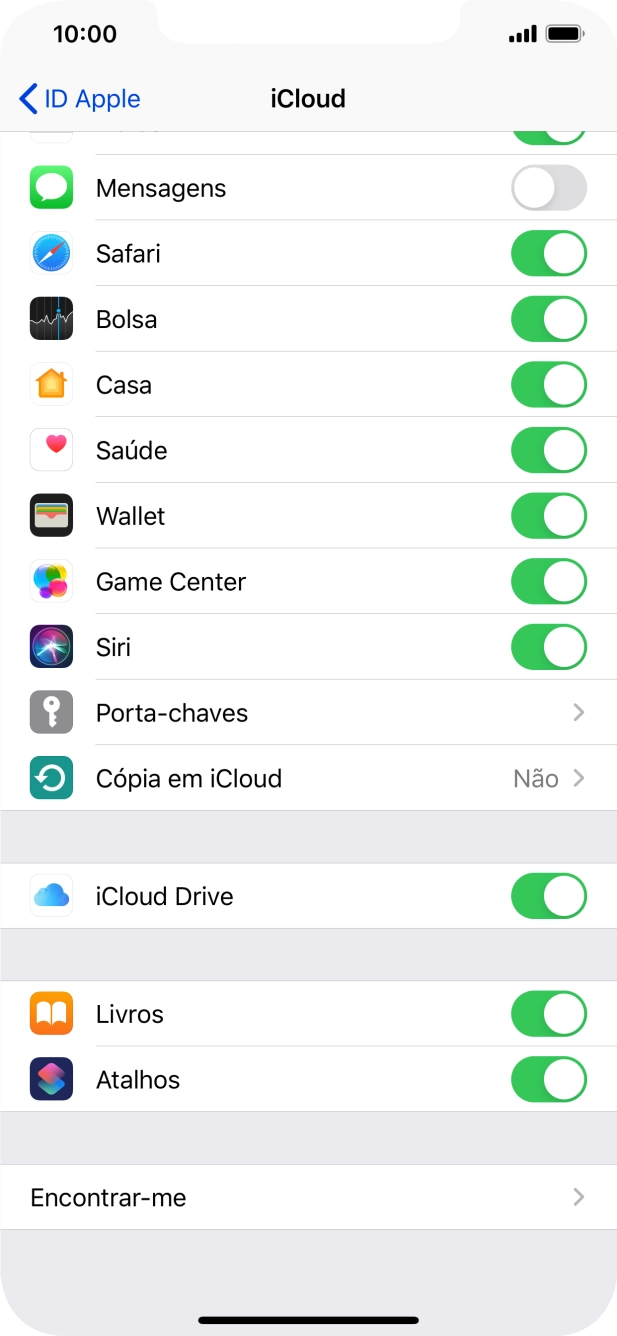 Prima Cópia em iCloud.