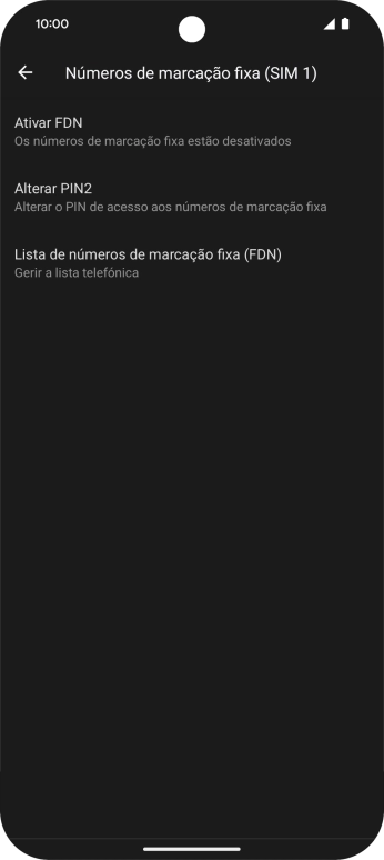 Prima Ativar FDN.