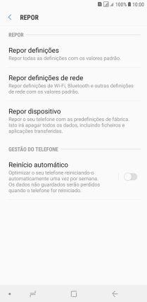 Prima Repor dispositivo.