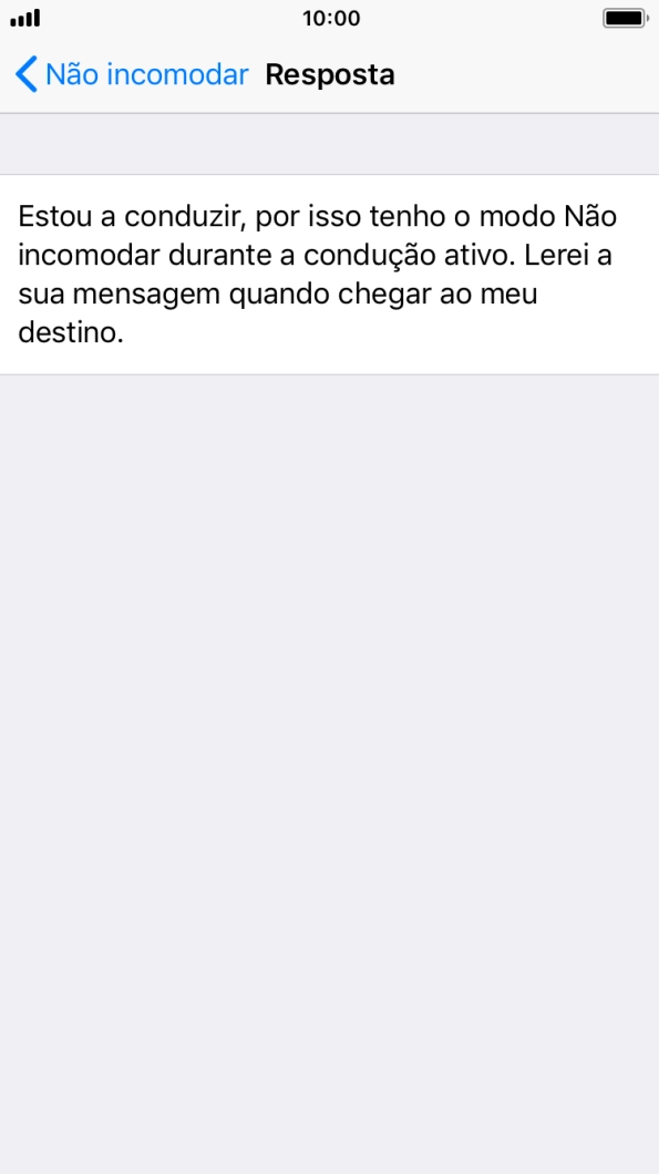 Prima a tecla de início para terminar e voltar ao ecrã inicial.