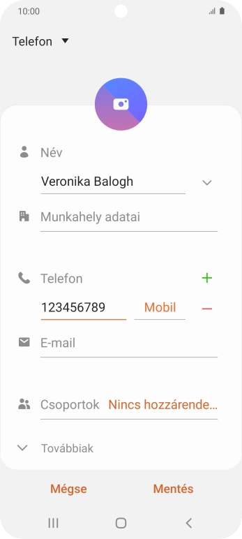 Válaszd a Mentés lehetőséget.