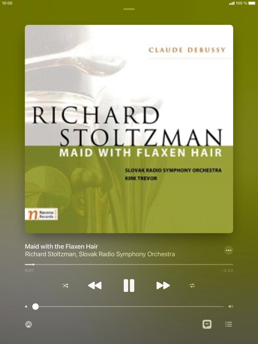 Prima a seta para a direita para ir para o ficheiro de música seguinte.