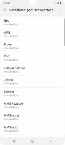 Válaszd a Név lehetőséget.