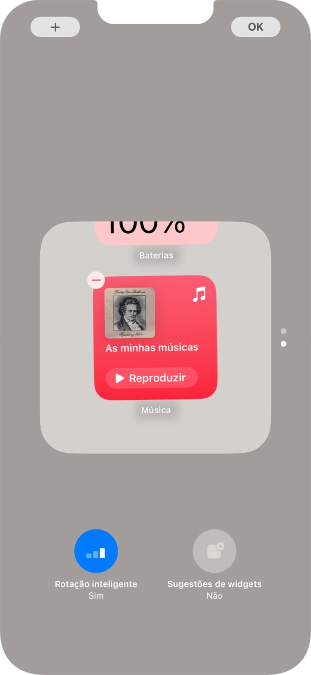 Prima Rotação inteligente para ativar ou desativar a função.