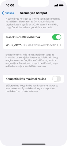 Húzd az ujjad felfelé a kijelző aljáról, hogy visszatérj a kezdőképernyőhöz.
