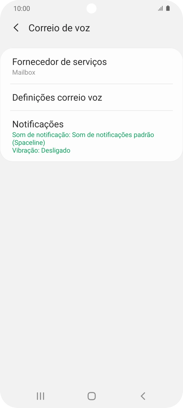Prima Definições correio voz.