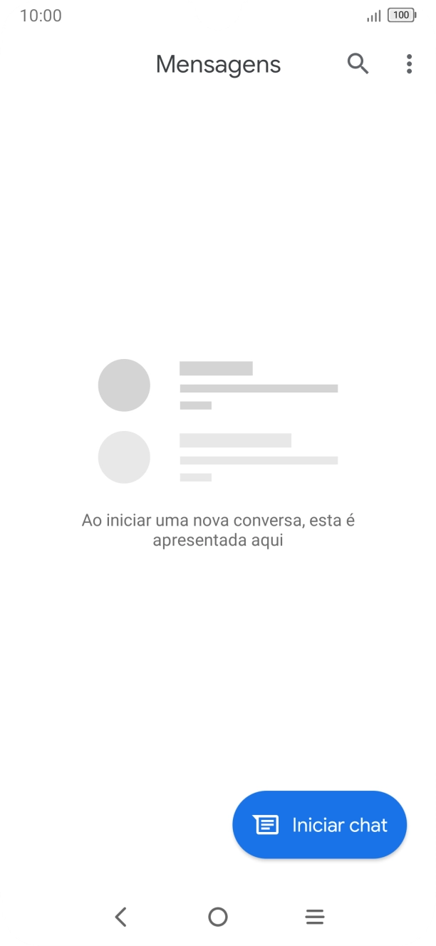 Prima Iniciar chat.