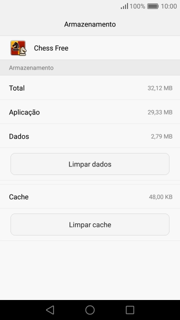 Prima Limpar cache.